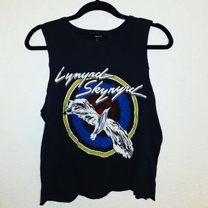 Hand cut Lynyrd Skynyrd muscle tank 🦅